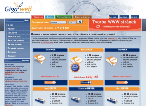 GigaWeb.cz